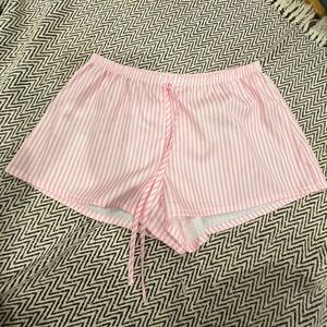 Pink Striped Shorts